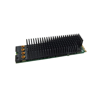Resolution Video Capture Board Eco Capture Quad SDI M.2-6904 with 4-Channel SDI Input