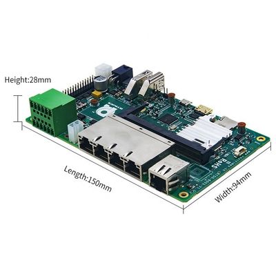 Eco-Friendly PCB Control for NVIDIA Jetson NANO/Xavier NX/TX2 NX RTSO-6003 Carrier Board