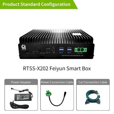 Conduction Heat Dissipation Jetson AGX Orin 32GB Module SATA Smart Box RTSS-X202-SATA