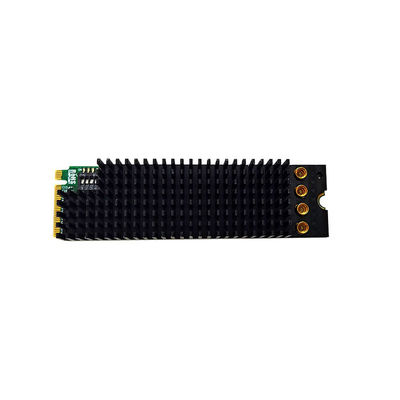 Resolution Video Capture Board Eco Capture Quad SDI M.2-6904 with 4-Channel SDI Input